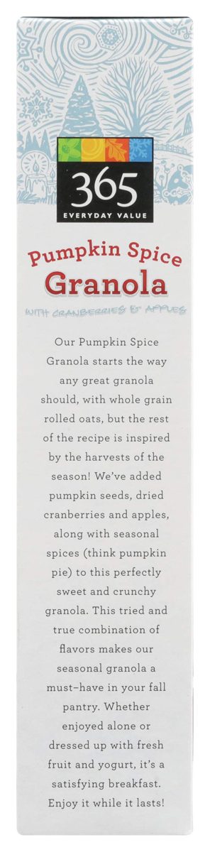 365 Everyday Value, Pumpkin Spice Granola, 17 oz