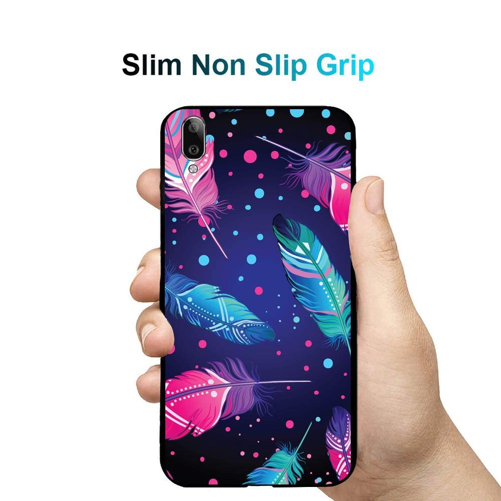 Amazon Brand - Solimo Designer Feather Printed Hard Back Case Mobile Cover forVivo V11 Pro (D235)