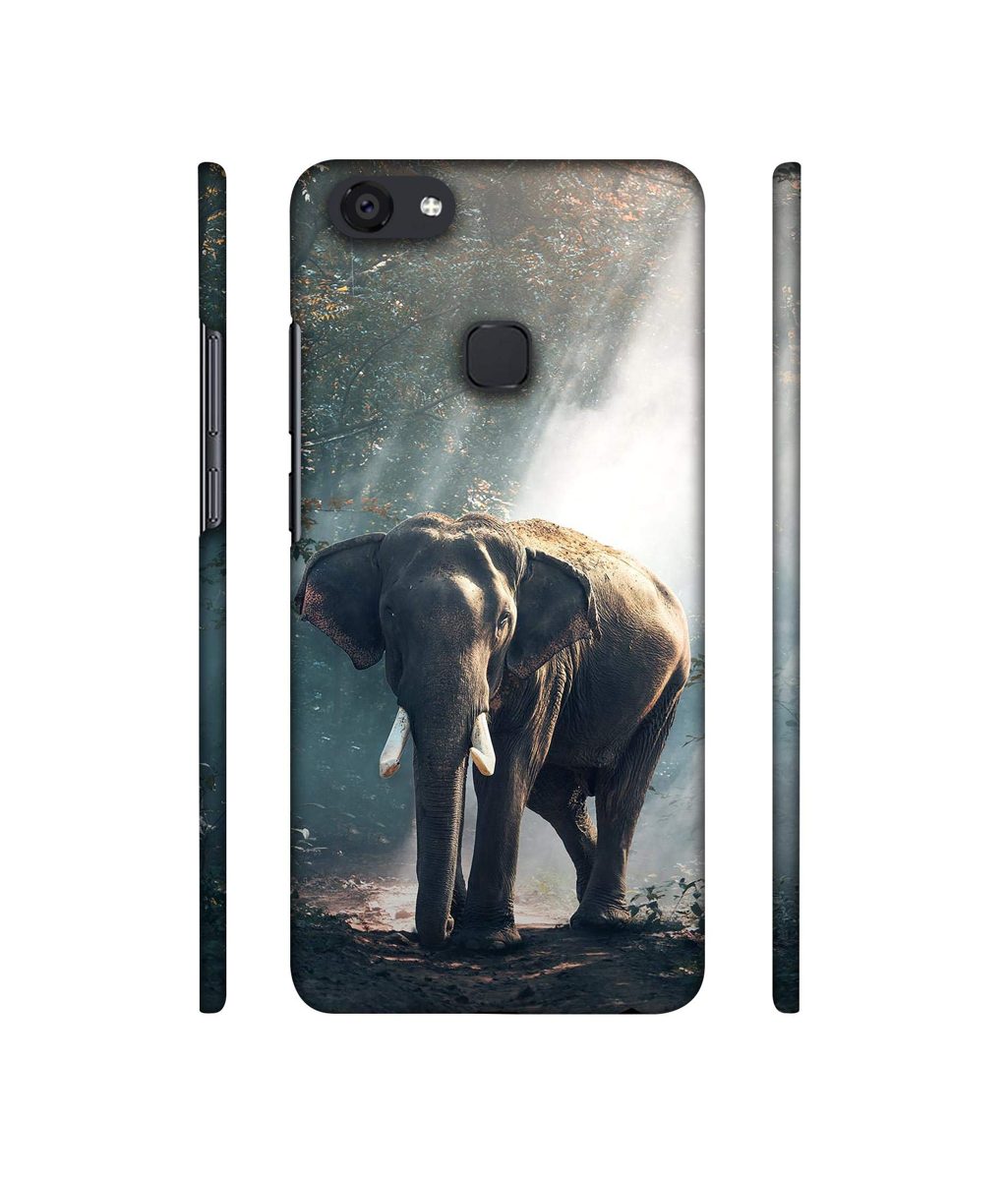 Amazon Brand - Solimo Designer Elephant 3D Printed Hard Back Case Mobile Cover for Vivo V7
