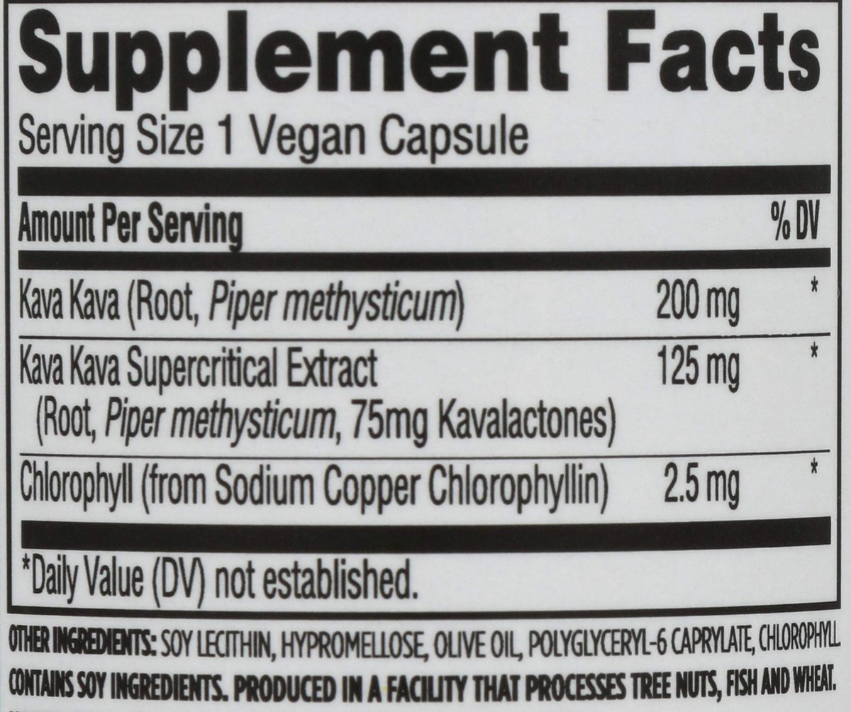 Whole Foods Market, Kava Kava Liquid Caps, 60 ct