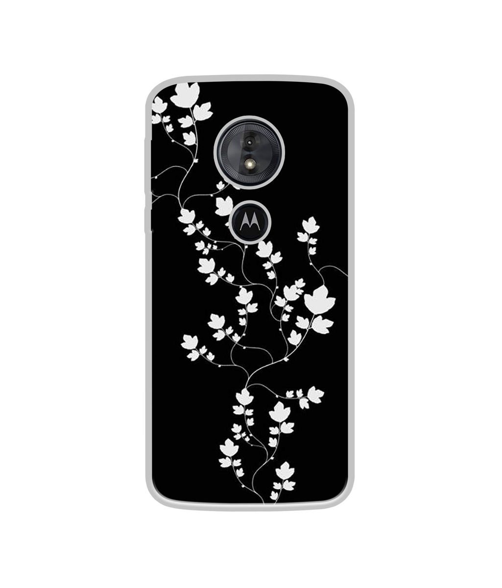Amazon Brand - Solimo Designer Color Flowers UV Printed Soft Back Case Mobile Cover for Motorola Moto G6 Play/Motorola Moto E5