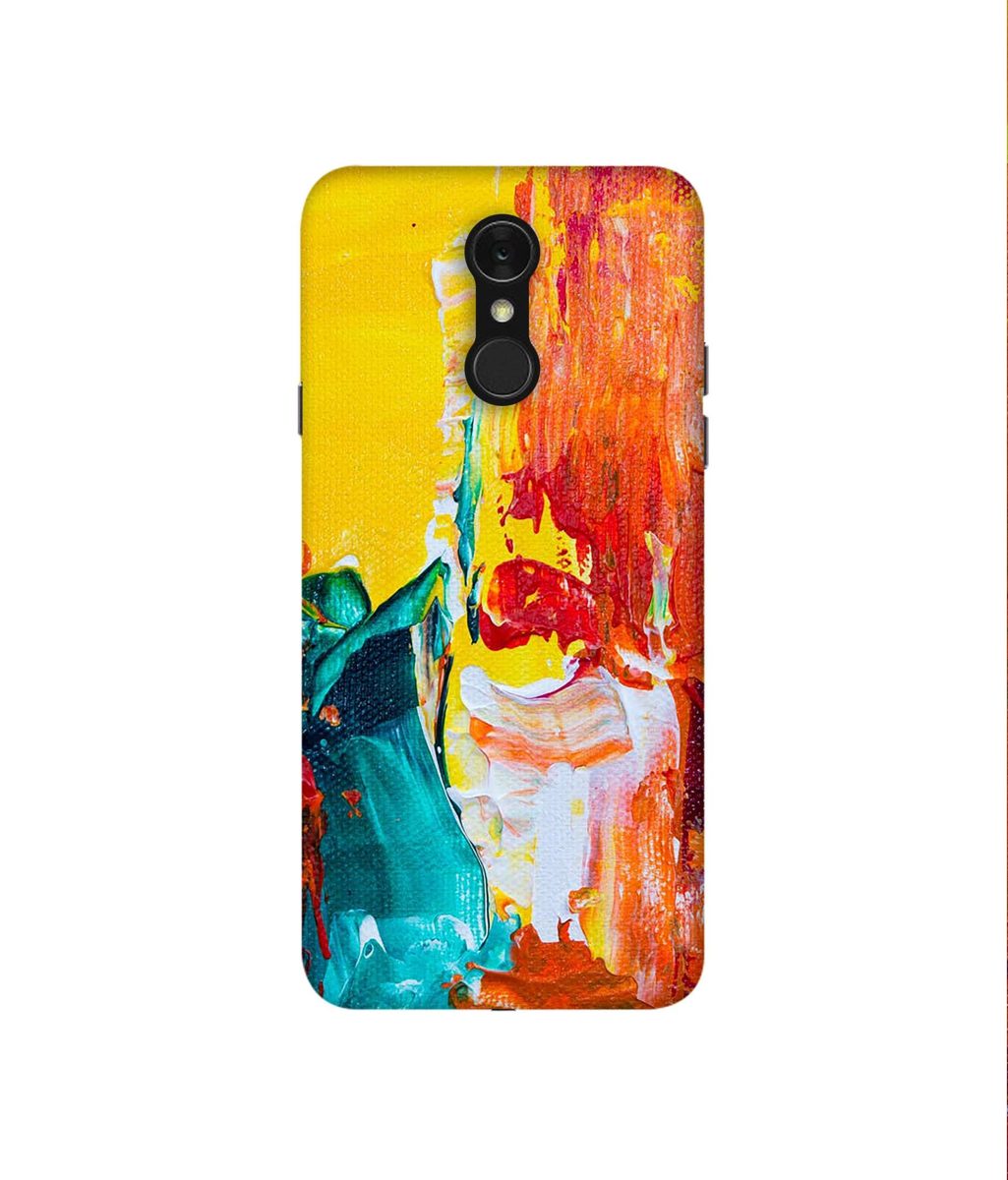 Amazon Brand - Solimo Designer Color Mash 3D Printed Hard Back Case Mobile Cover for LG Q7