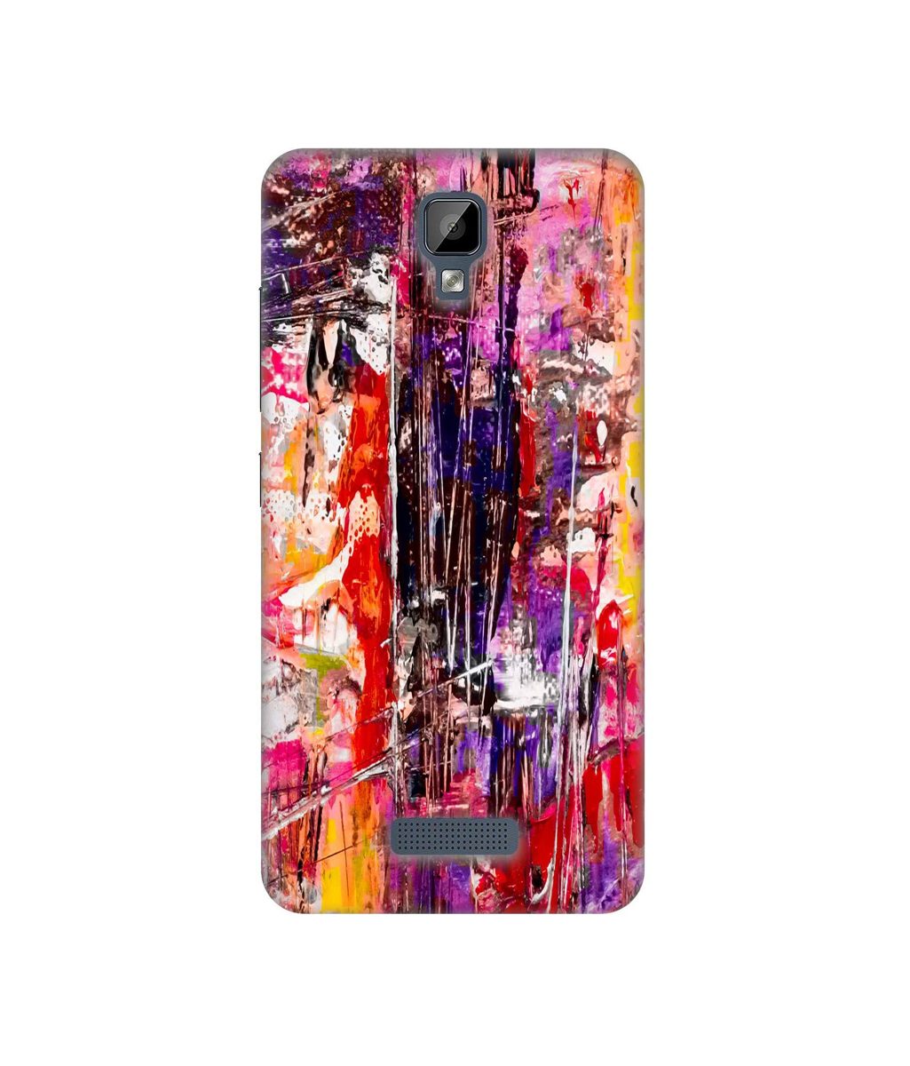 Amazon Brand - Solimo Designer Mashup of Multicolor 3D Printed Hard Back Case Mobile Cover for Gionee P7 Max