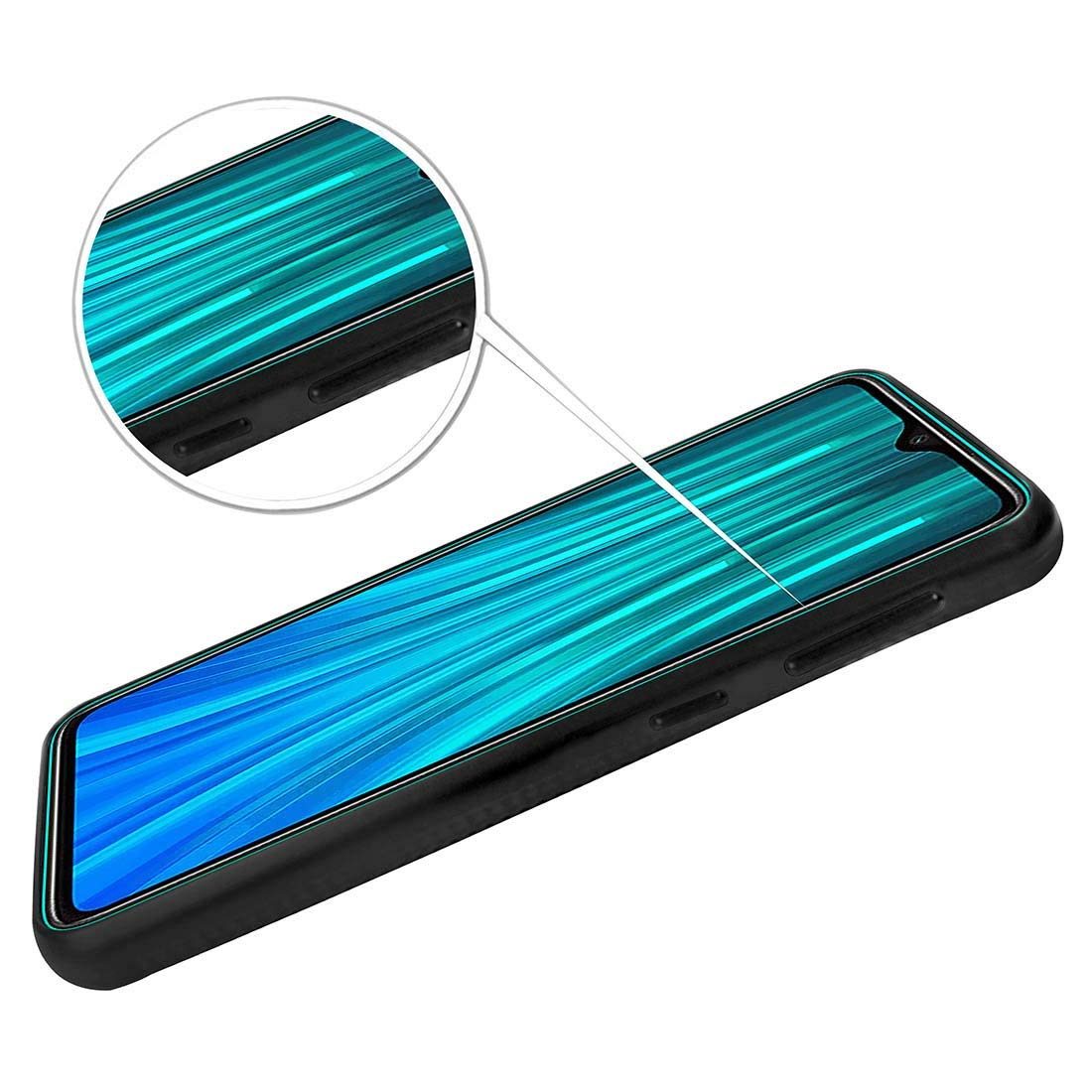 Amazon Brand - Solimo Mobile Cover for Mi Redmi Note 8 Pro (Soft & Flexible Back case), Black