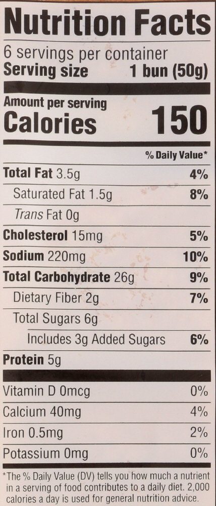 Whole Foods Market Brioche Wheat Hamburger Buns, 6 Ct