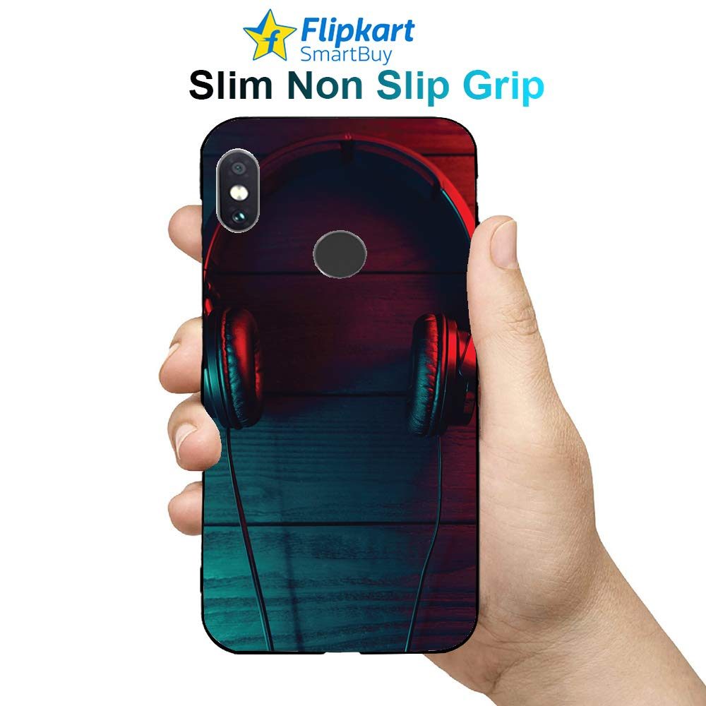Amazon Brand - Solimo Designer Music Headphone Printed Hard Back Case Mobile Cover for Redmi 6 Pro
