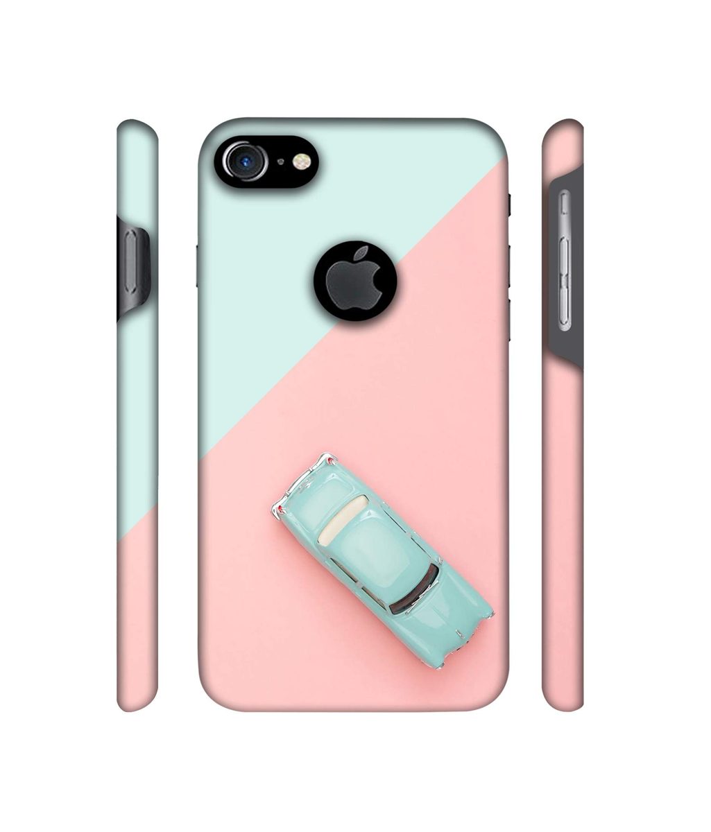 Amazon Brand - Solimo Designer Toy Car 3D Printed Hard Back Case Mobile Cover for Apple iPhone 7 (with Logo Cut)