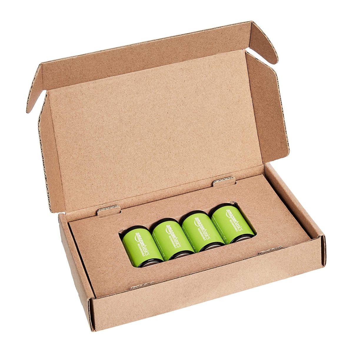 AmazonBasics C Cell Rechargeable Batteries 5000mAh Ni-MH, 4-Pack