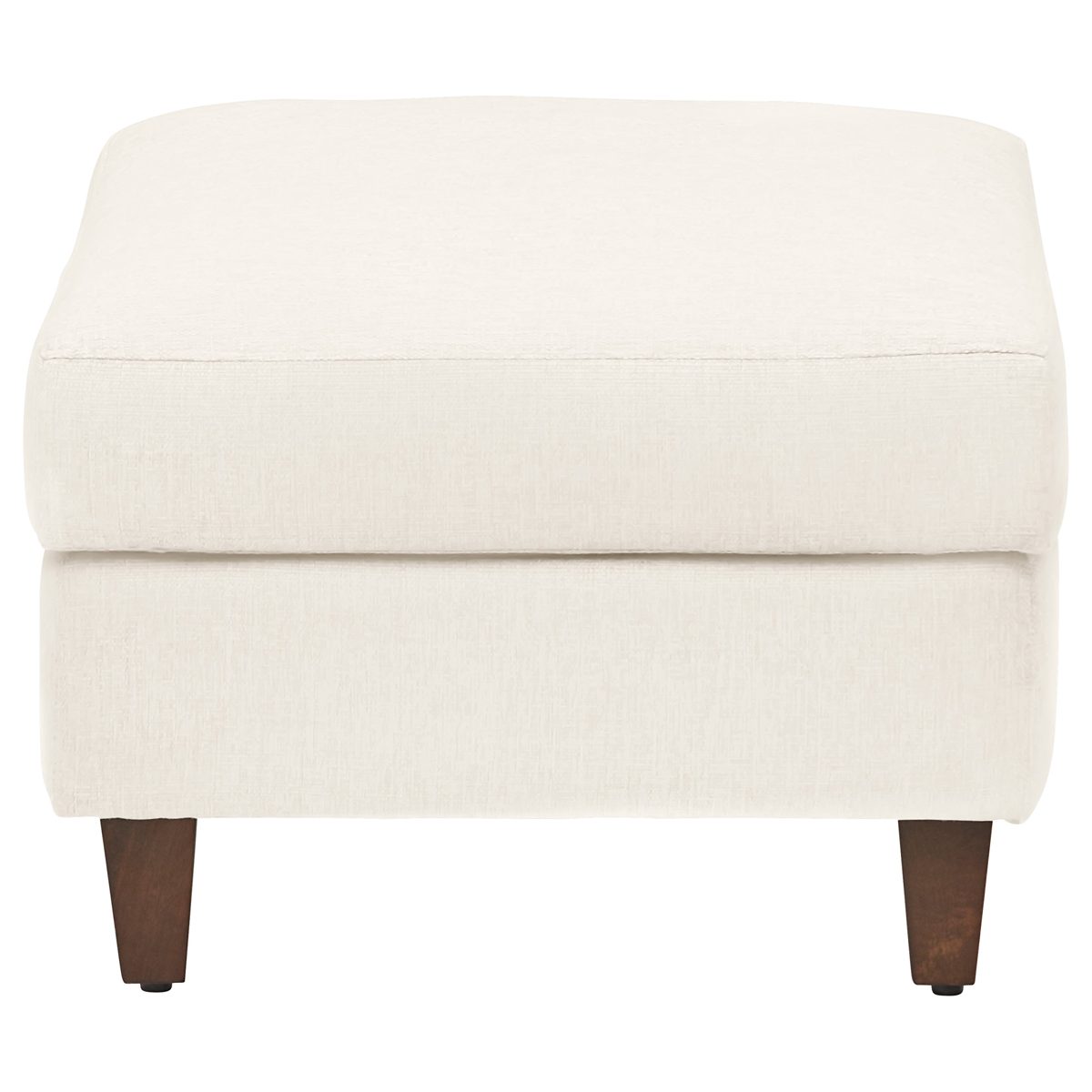 Amazon Brand – Stone & Beam Andover Modern Rectangle Ottoman, 32"W, Cream