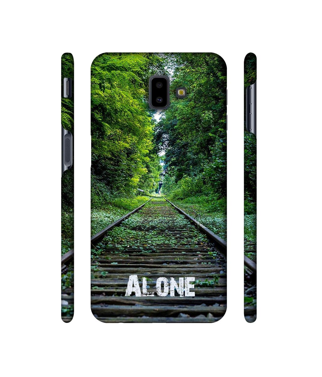 Amazon Brand - Solimo Designer Alone 3D Printed Hard Back Case Mobile Cover for Samsung Galaxy J6 Plus