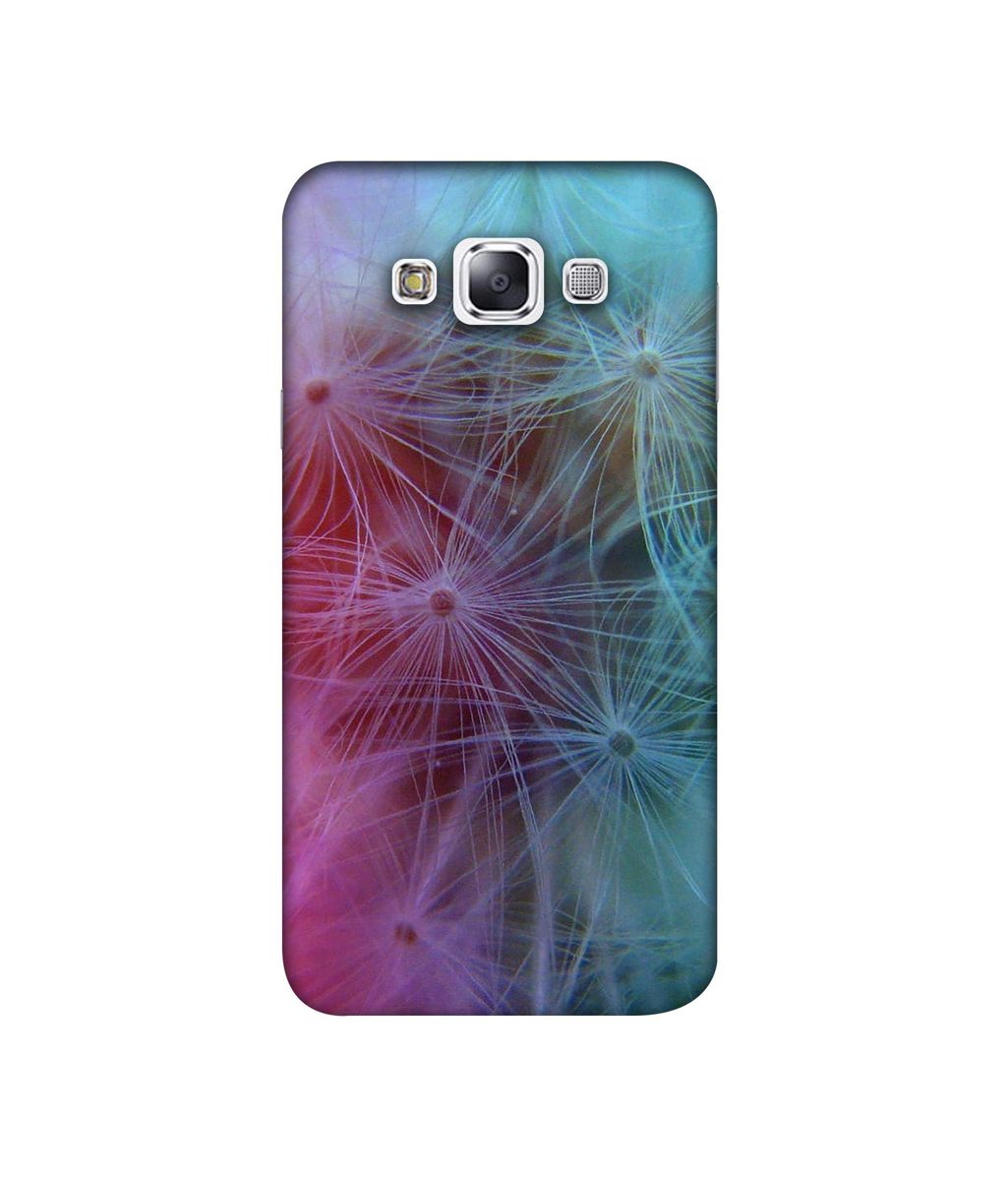 Amazon Brand - Solimo Designer Cotton Seed 3D Printed Hard Back Case Mobile Cover for Samsung Galaxy E7