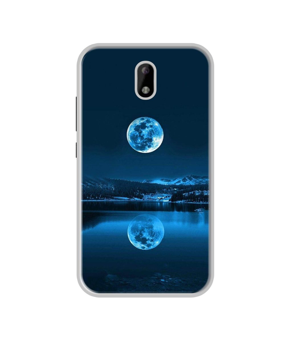 Amazon Brand - Solimo Designer Moon Pattern Print UV Printed Soft Back Case Mobile Cover for Itel A23