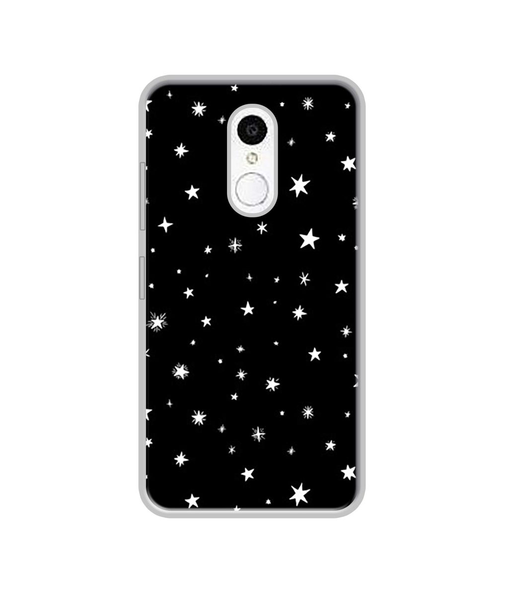 Amazon Brand - Solimo Designer Sperking Stars UV Printed Soft Back Case Mobile Cover for Spice V801