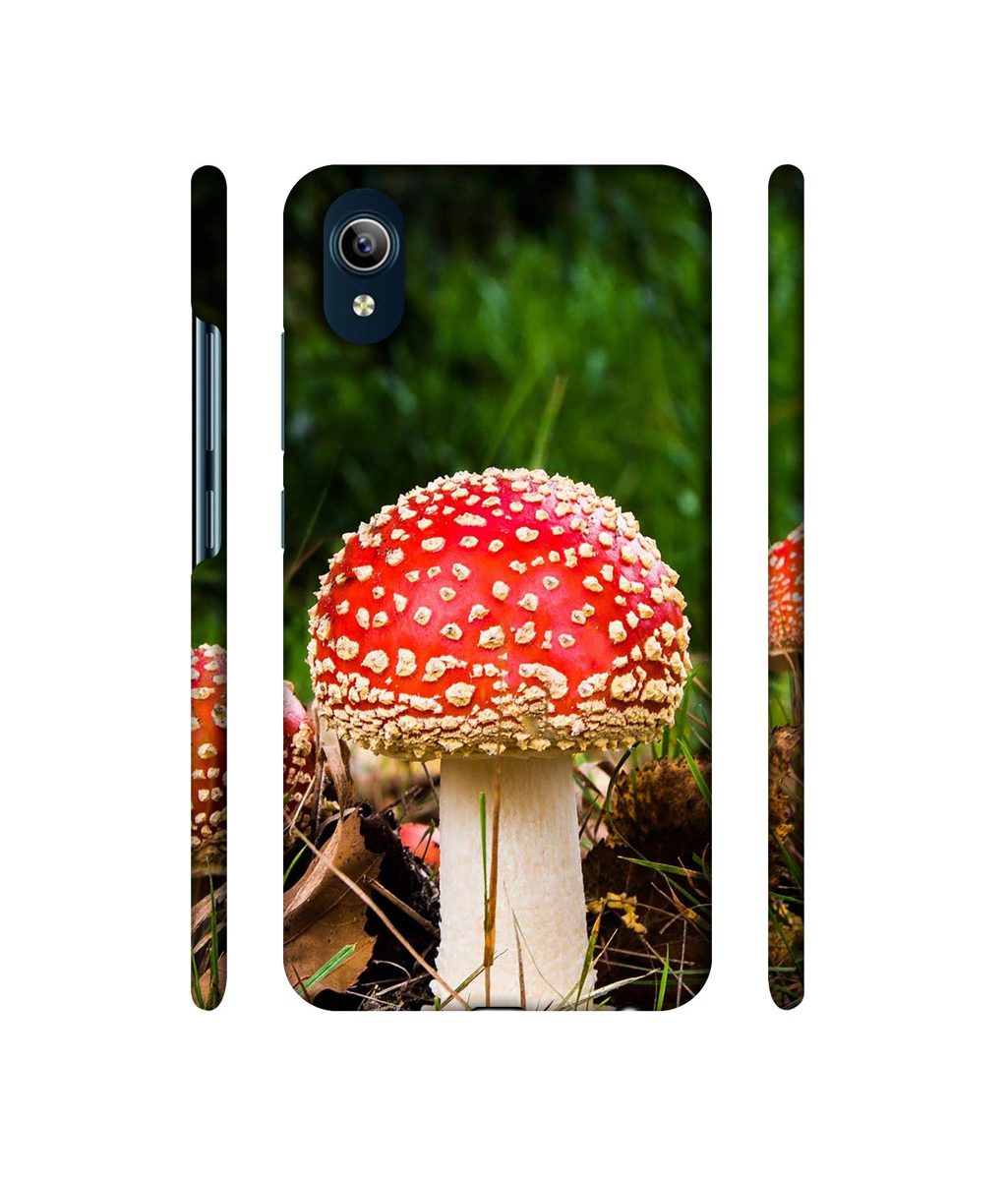 Amazon Brand - Solimo Designer Red Mushroom 3D Printed Hard Back Case Mobile Cover for Vivo Y91i