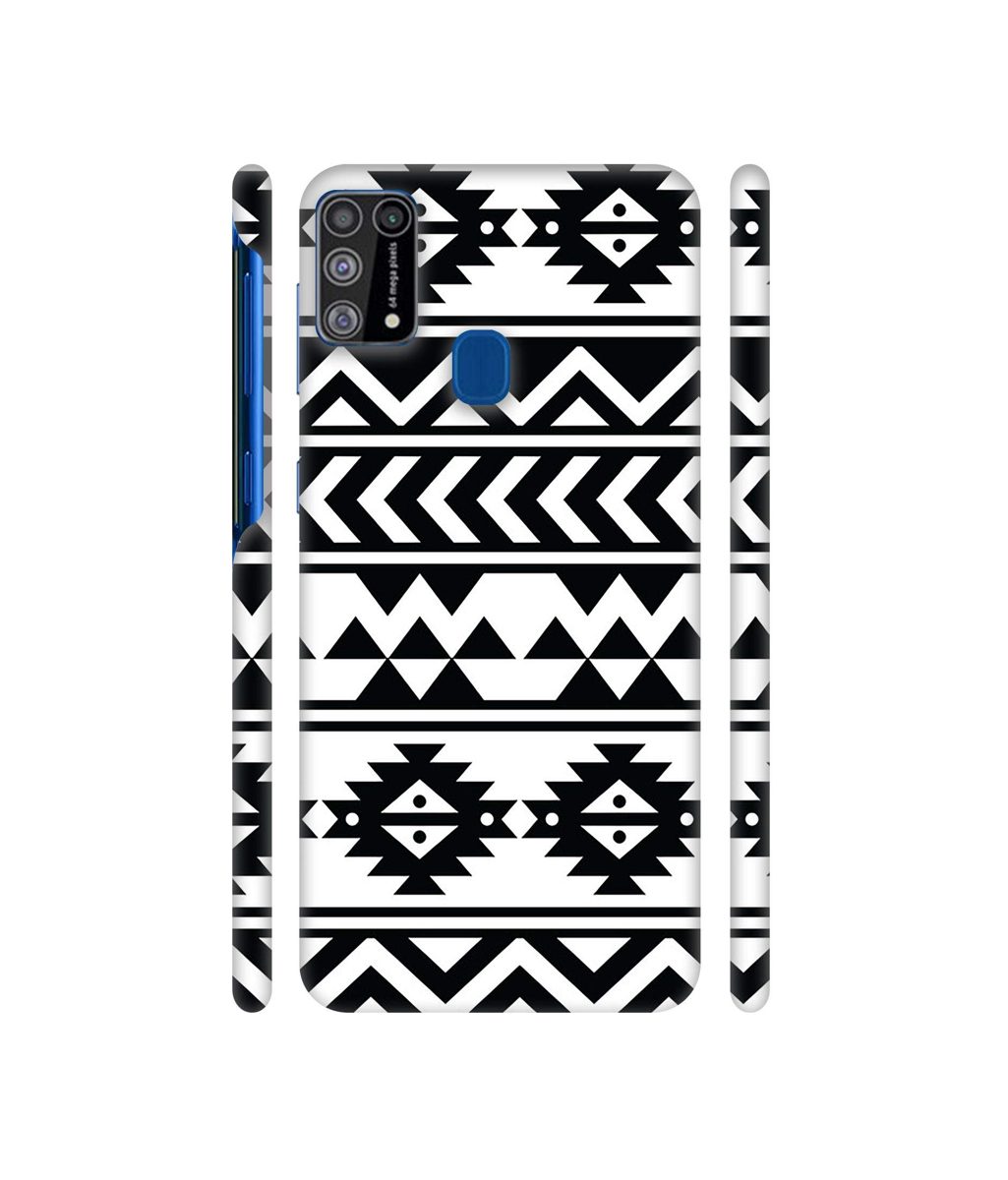 Amazon Brand - Solimo Designer Multi Shape Texture 3D Printed Hard Back Case Mobile Cover for Samsung Galaxy M31