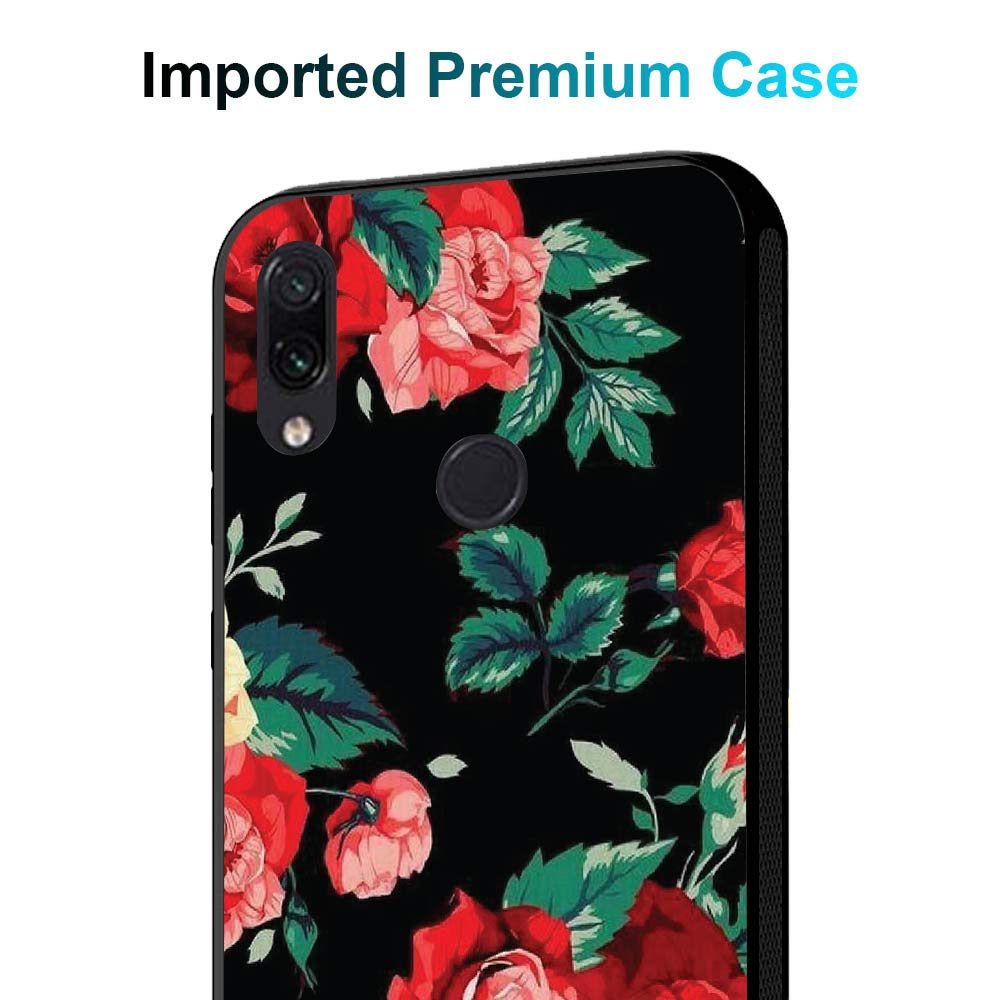 Amazon Brand - Solimo Designer Floral Printed Hard Back Case Mobile Cover for Redmi Note 7 & Redmi Note 7 Pro (D1162)