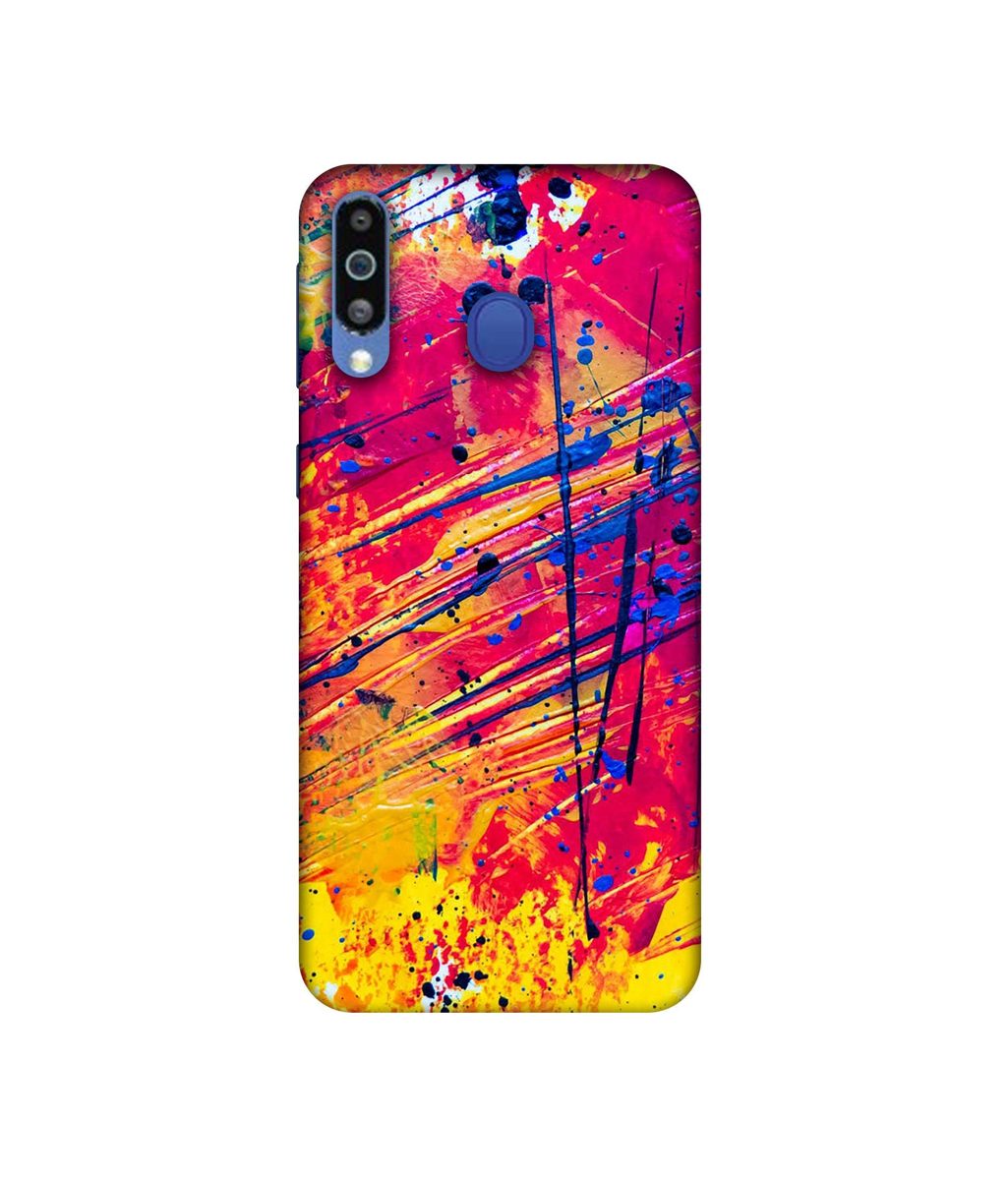 Amazon Brand - Solimo Designer Color Sprink 3D Printed Hard Back Case Mobile Cover for Samsung Galaxy M21