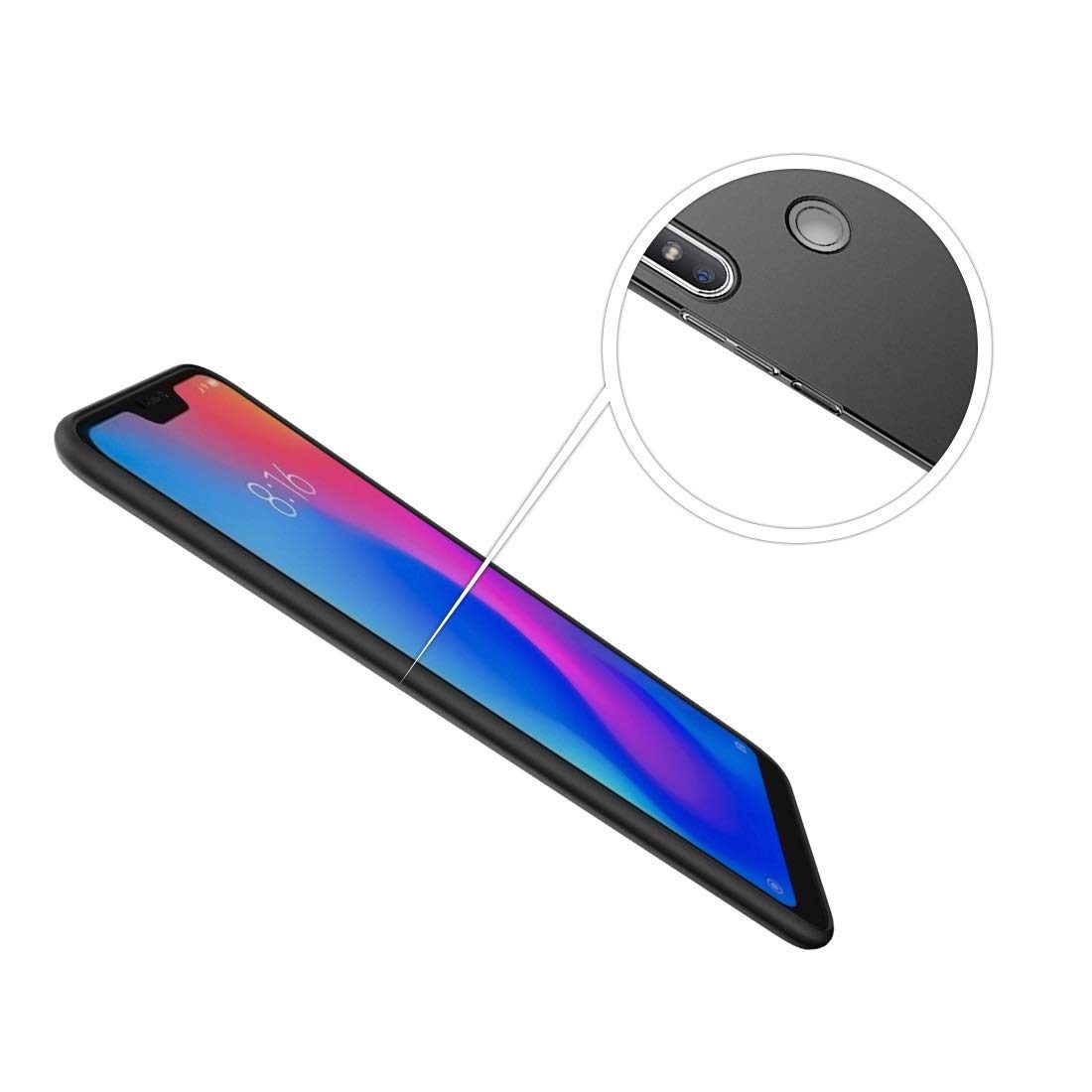 Amazon Brand - Solimo Mobile Cover (Soft & Flexible Back case) for Redmi 6 Pro