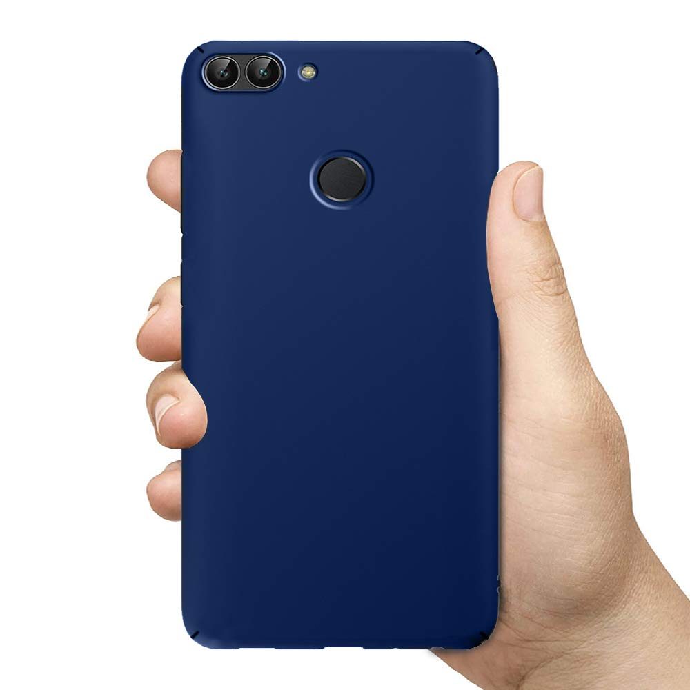 Amazon Brand - Solimo Huawei P Smart Mobile Cover (Hard Back & Slim),Blue