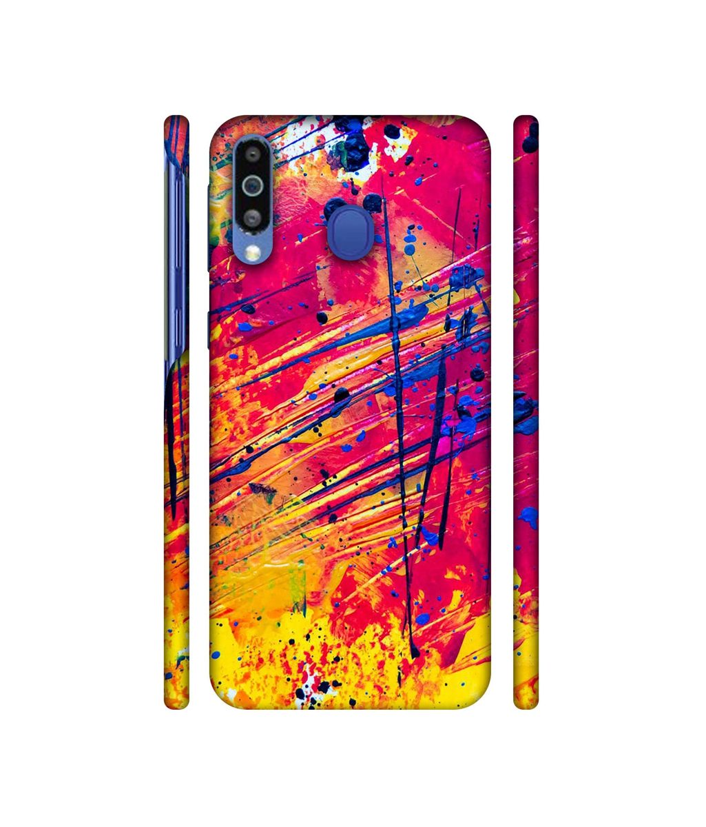 Amazon Brand - Solimo Designer Color Sprink 3D Printed Hard Back Case Mobile Cover for Samsung Galaxy M21