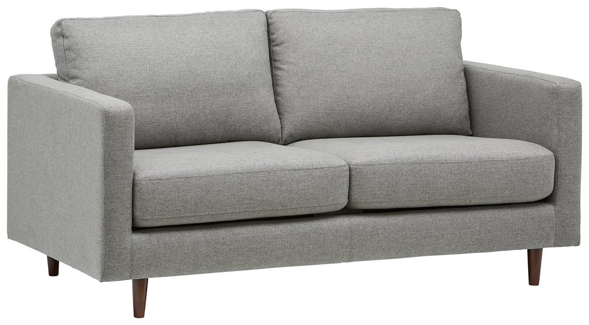 Rivet Revolve Modern Upholstered Sofa Bed, 70"W, Grey Weave