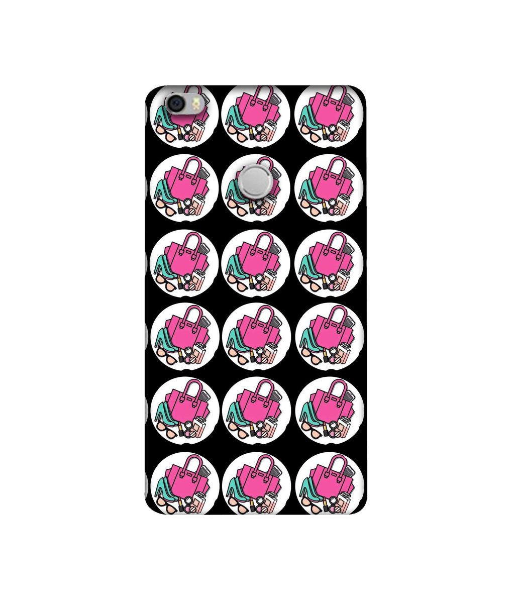 Amazon Brand - Solimo Designer Ladies Accessories Pattern 3D Printed Hard Back Case Mobile Cover for Xiaomi Mi Max