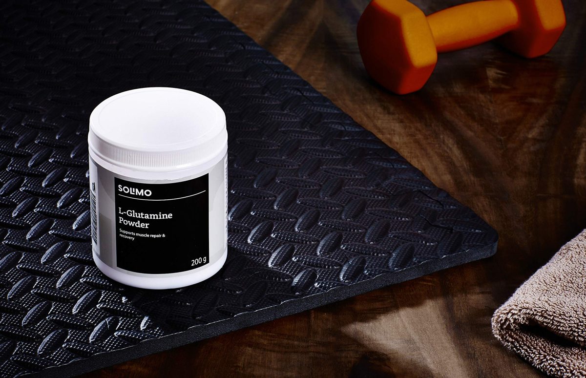 Amazon Brand - Solimo L Glutamine, 200 g