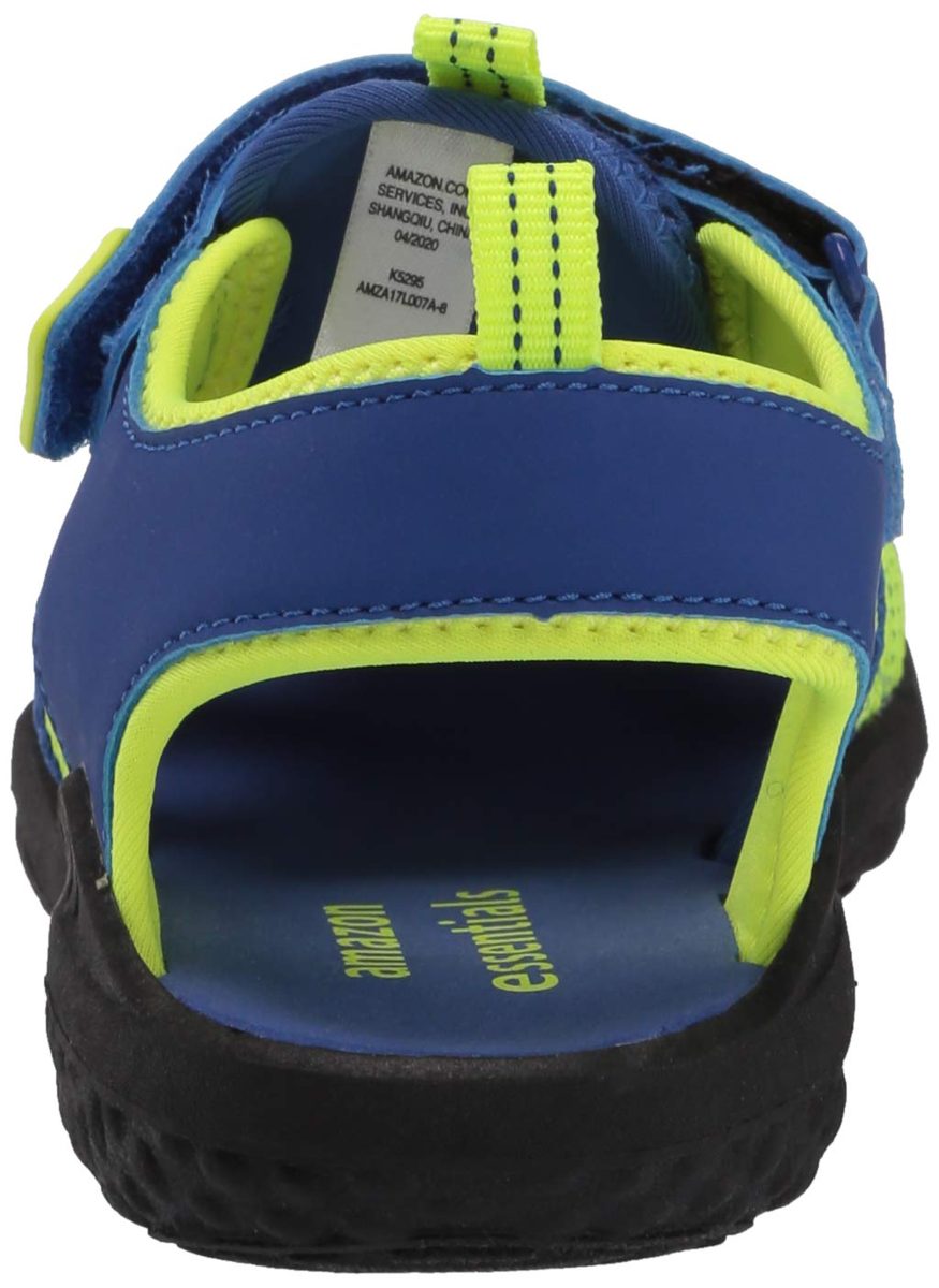 Amazon Essentials Boys' Aria Sandal, Navy, 3 Medium US Big Kid