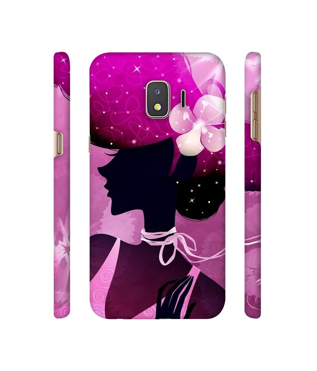 Amazon Brand - Solimo Designer Lady Vectors 3D Printed Hard Back Case Mobile Cover for Samsung Galaxy J2 Core