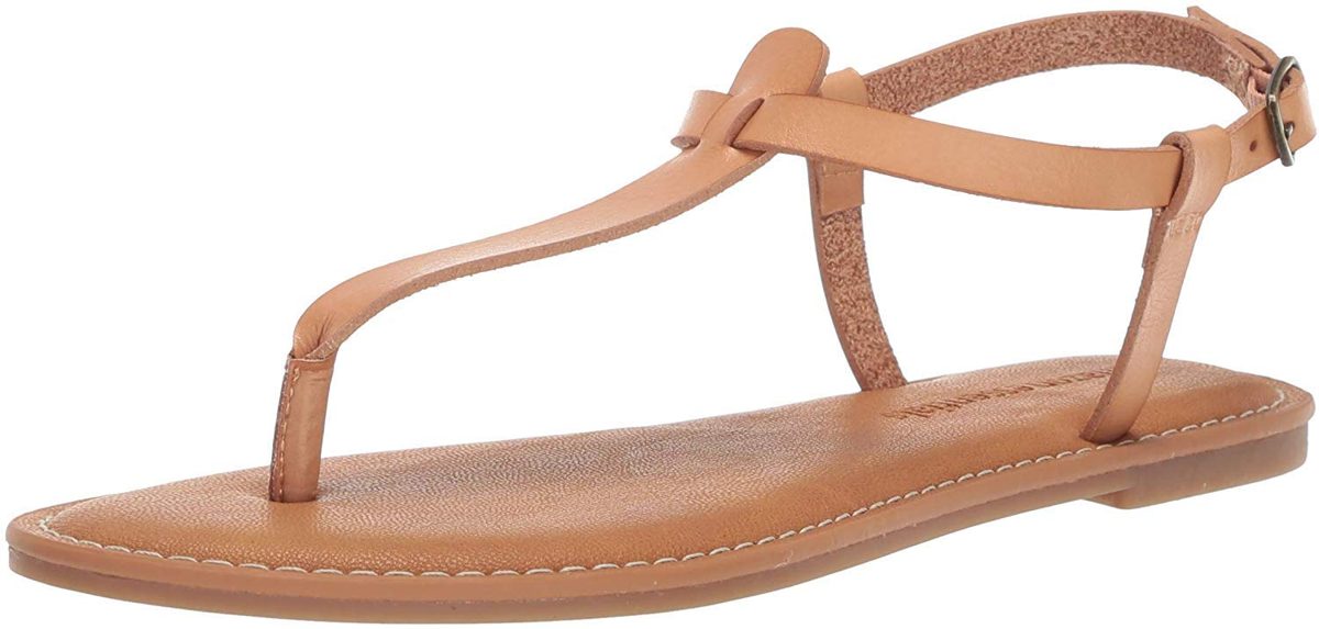 Amazon Essentials Spano Women's Casual Thong with Ankle Strap Sandal, Women's Sandal