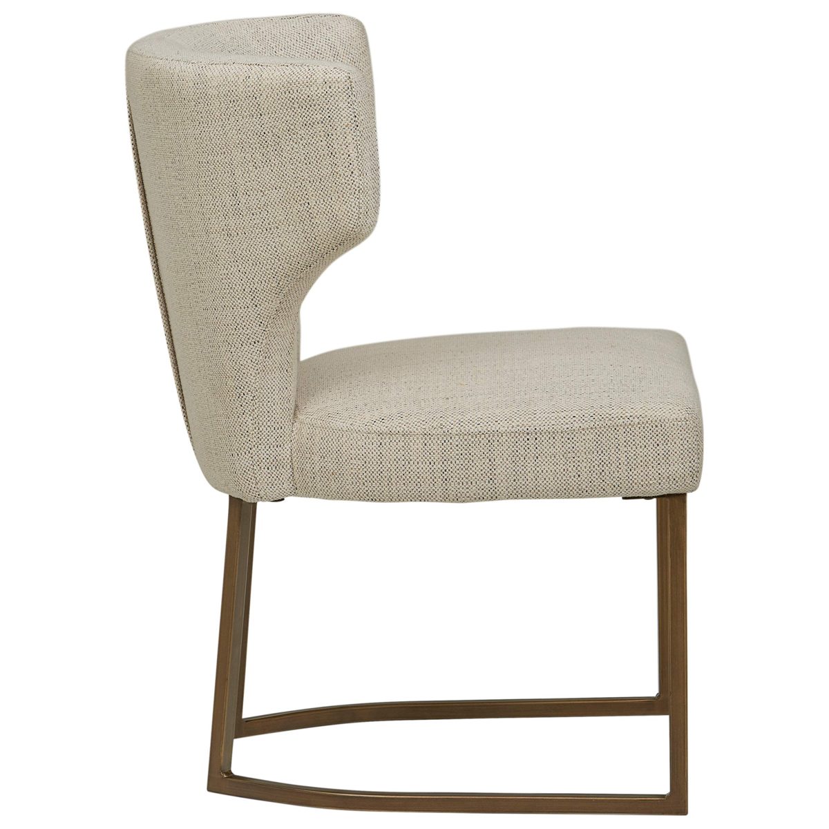 Amazon Brand – Rivet Dunford Modern Kitchen Dining Chair, 33 Inch Height, Ivory