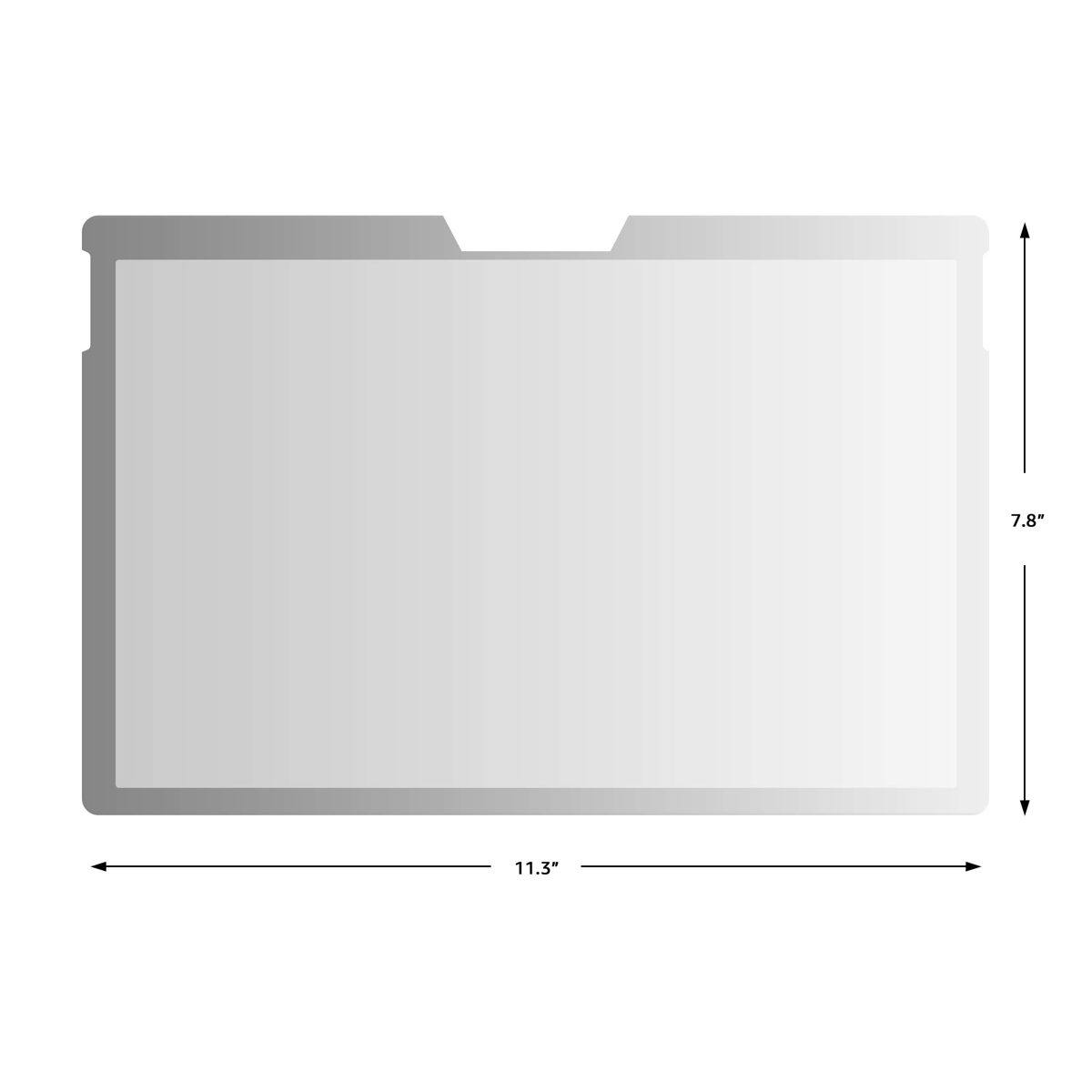 AmazonBasics Slim Magnetic Privacy Screen Filter for Microsoft Surface Pro 4/5 / 6