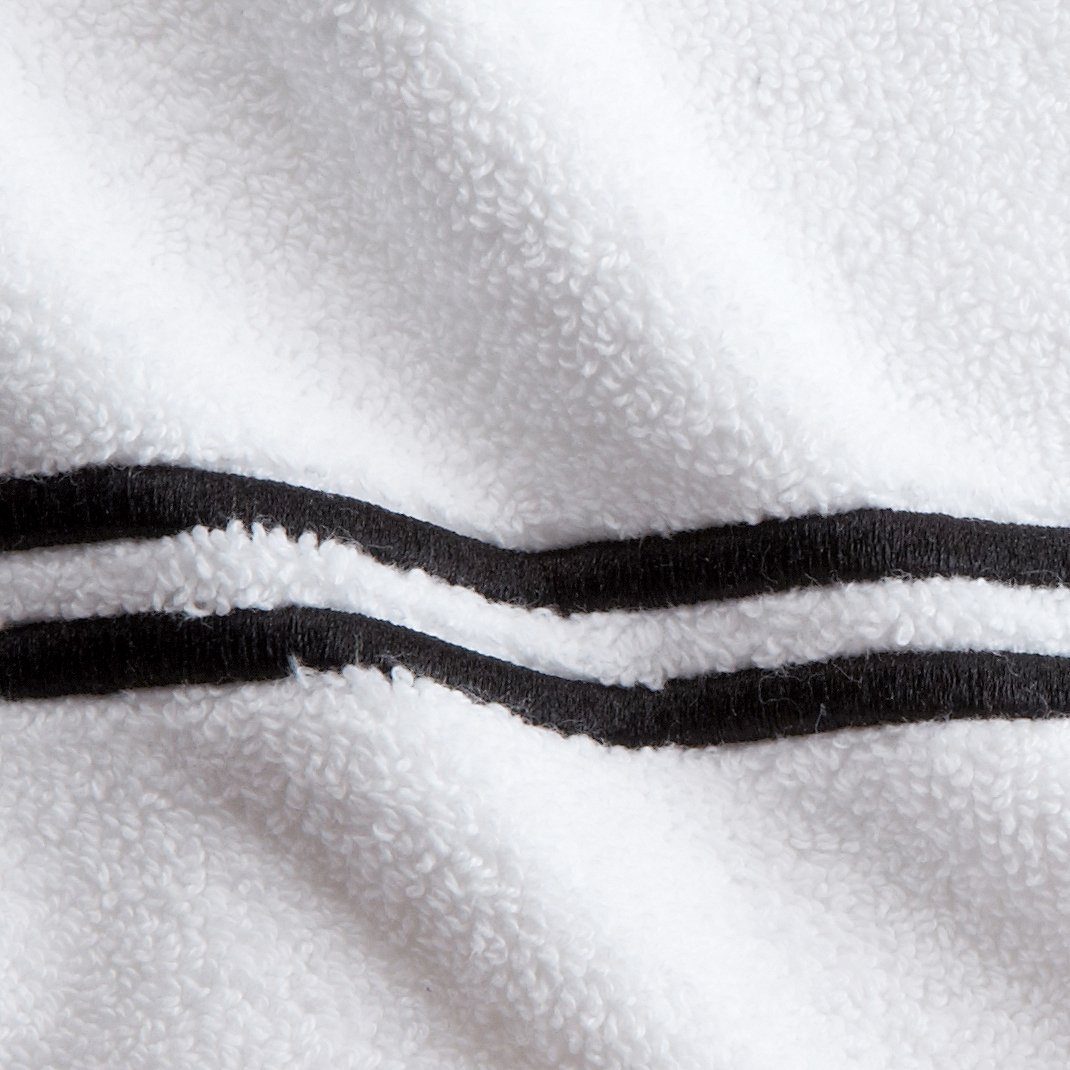Pinzon 700-Gram Hotel Stitch Hand Towel, Black