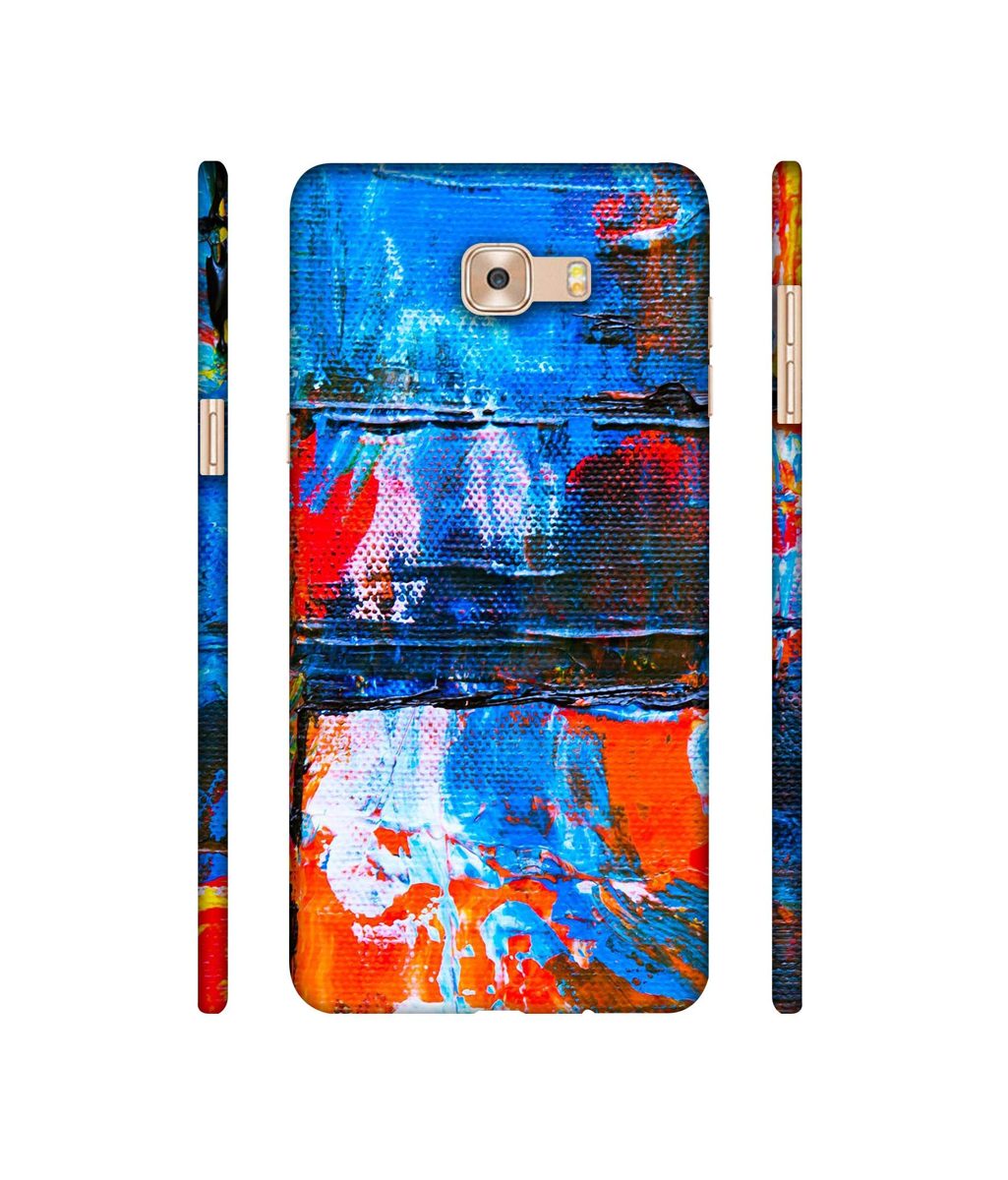 Amazon Brand - Solimo Designer Multicolor Wax On Canvas 3D Printed Hard Back Case Mobile Cover for Samsung Galaxy C9 Pro