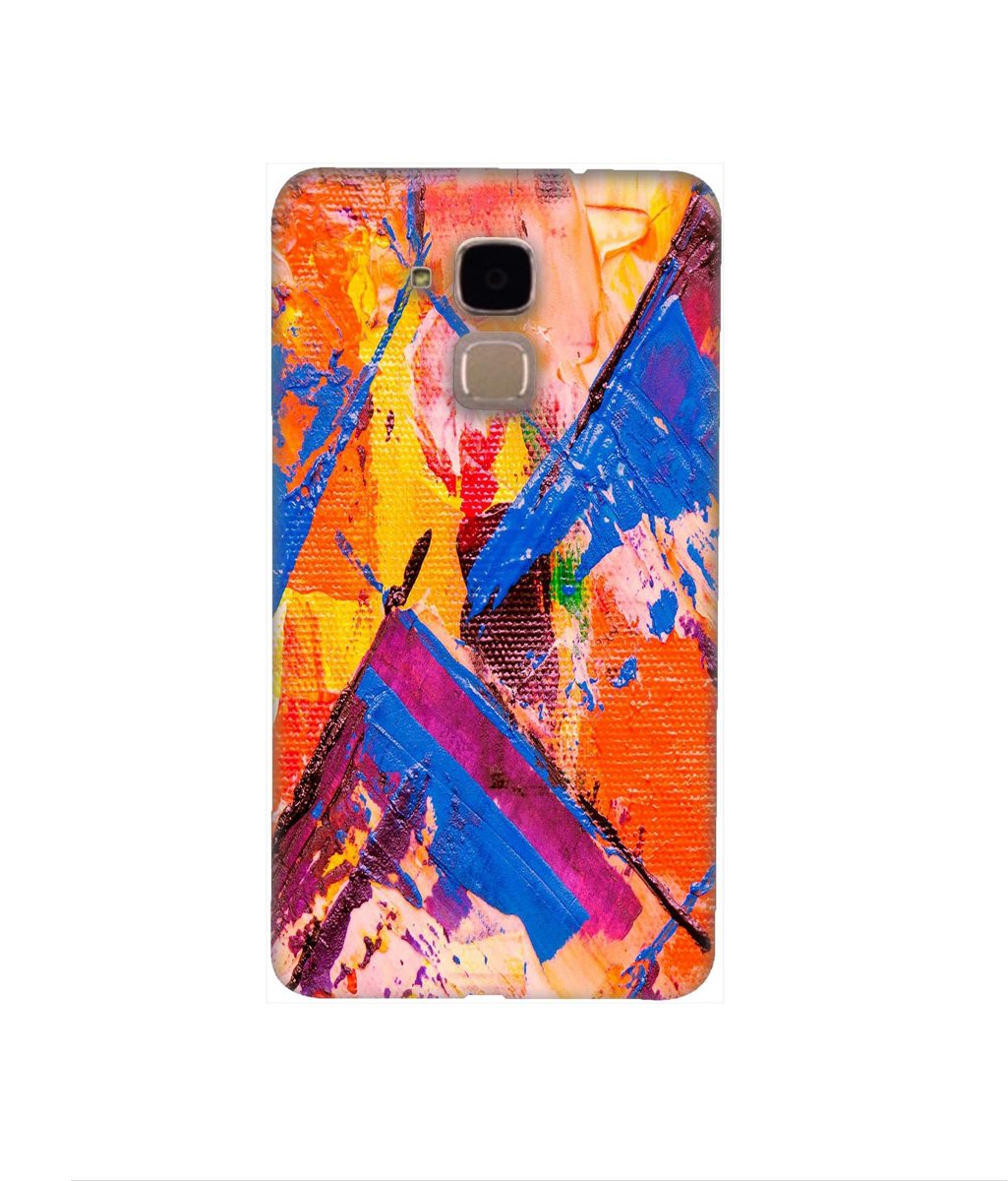 Amazon Brand - Solimo Designer Barfi Shape Multicolor Texture 3D Printed Hard Back Case Mobile Cover for Huawei Honor 5c