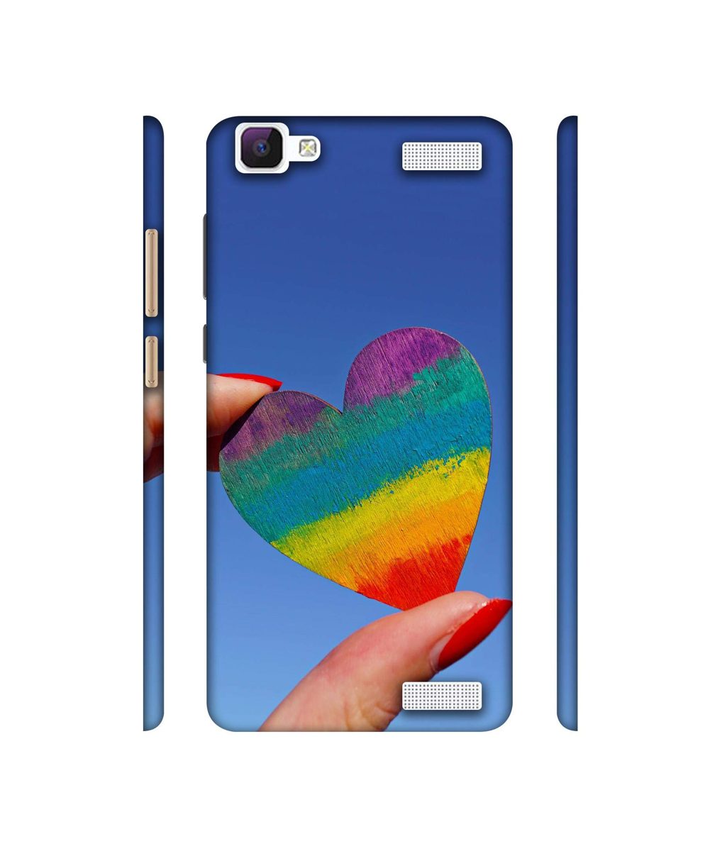 Amazon Brand - Solimo Designer Heart 3D Printed Hard Back Case Mobile Cover for Vivo V1 Max