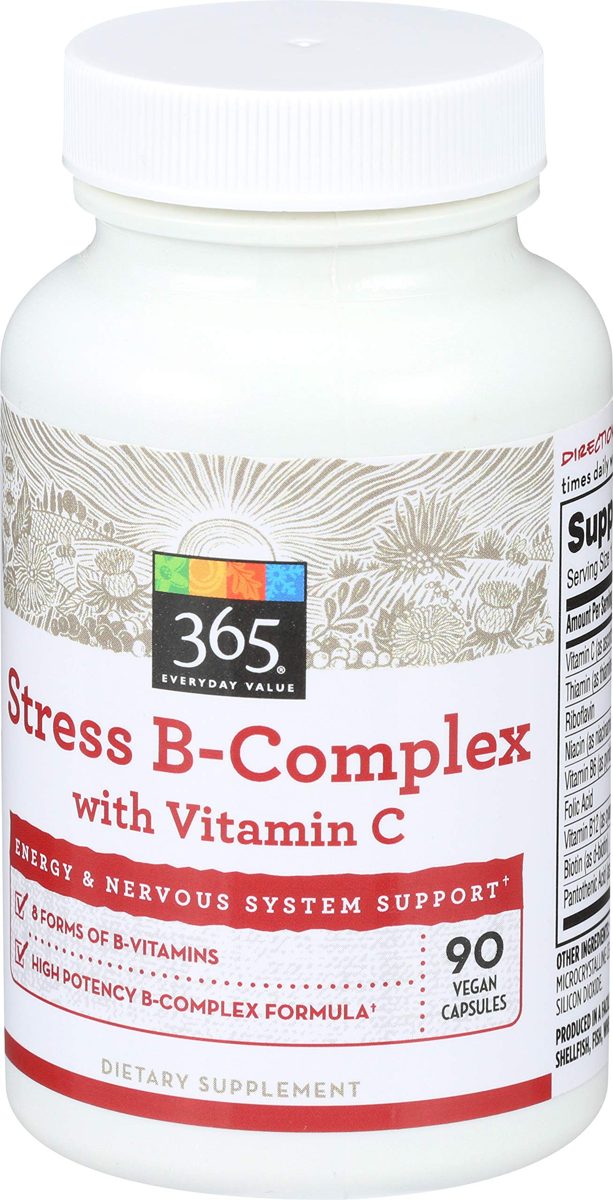 365 EVERYDAY VALUE Stress B Complex w/Vit C, 90 CT