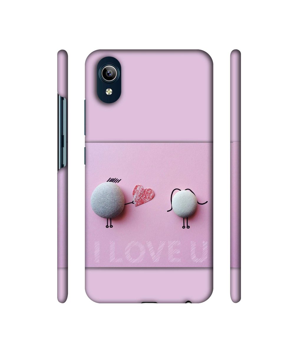 Amazon Brand - Solimo Designer I Love U 3D Printed Hard Back Case Mobile Cover for Vivo Y91i