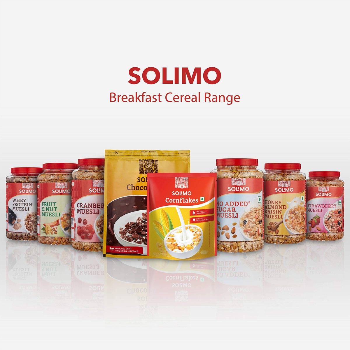 Amazon brand - Solimo Cranberry Muesli, 1kg