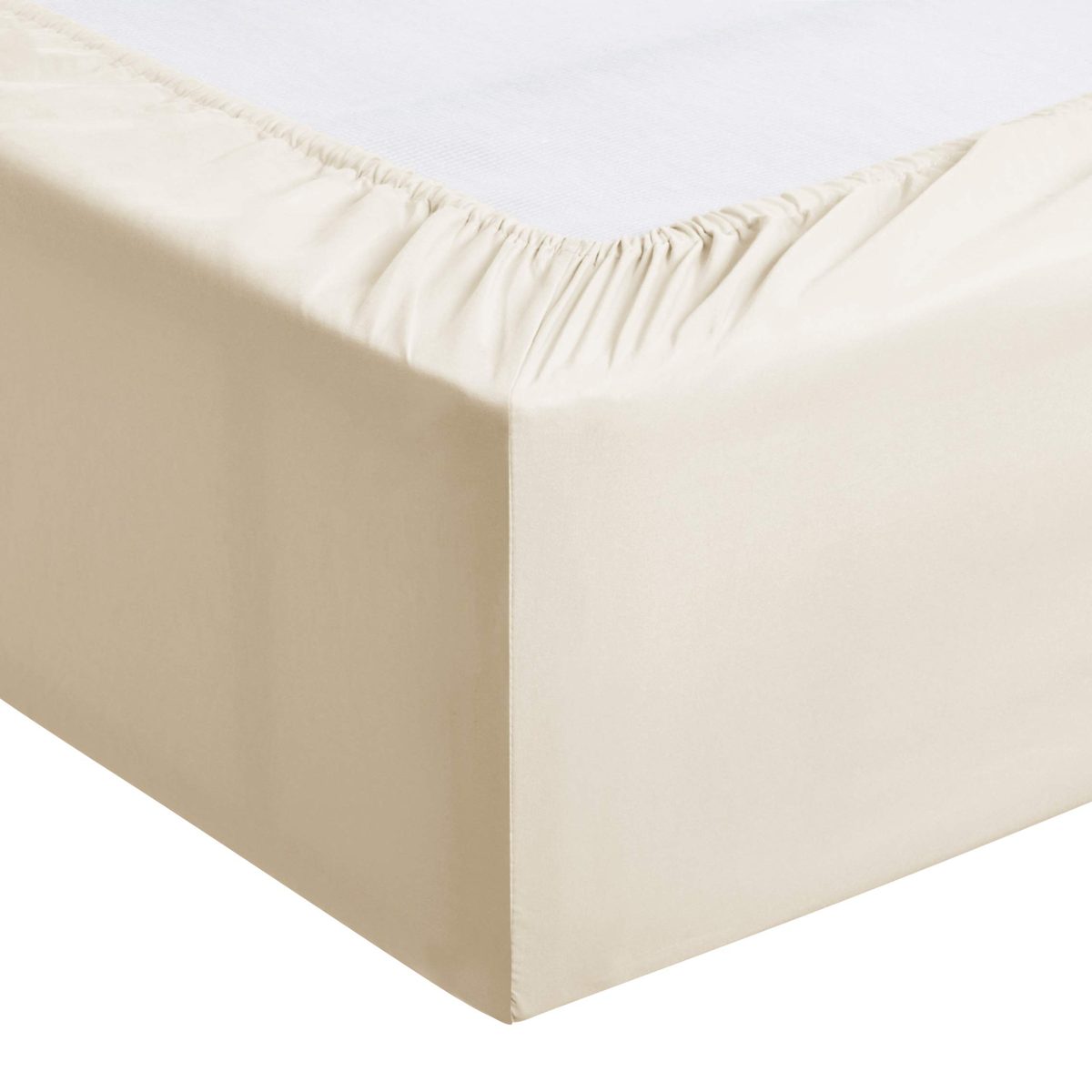 AmazonBasics Lightweight Super Soft Easy Care Microfiber Sheet Set with 16" Deep Pockets - Queen, Beige