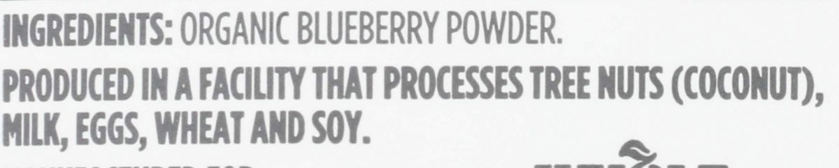 Whole Foods Market, Powder Blueberry Organic, 4.2 Ounce