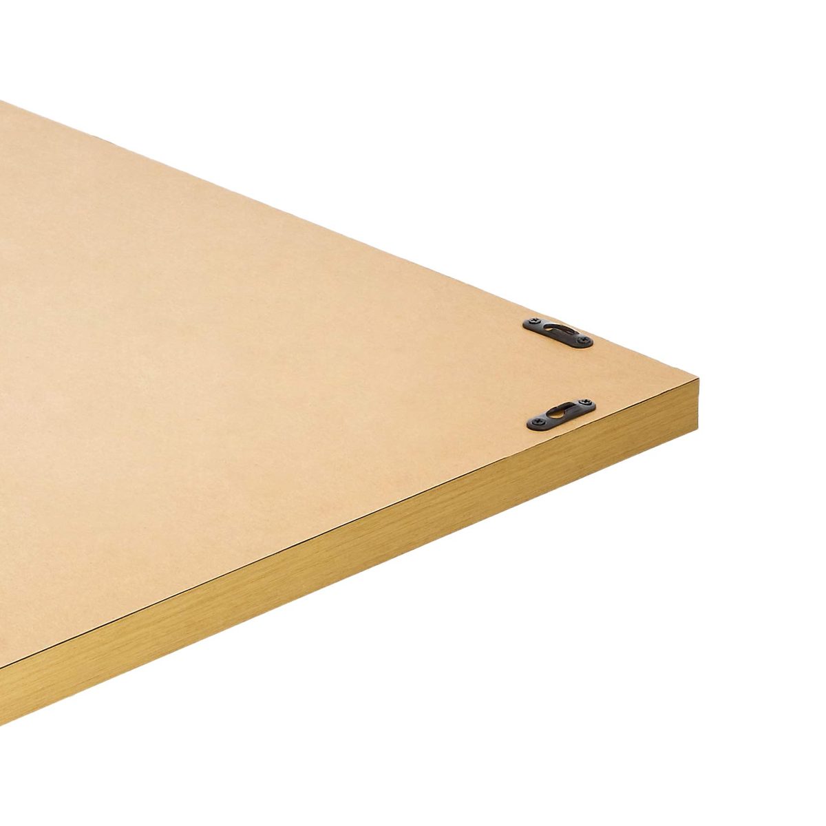 Amazon Basics Rectangular Wall Mirror 30" x 40" - Peaked Trim, Brass