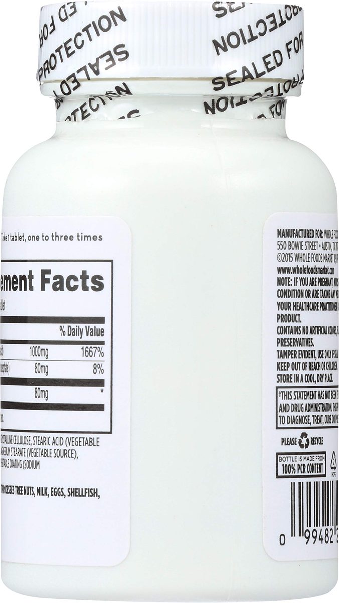 365 Everyday Value, Vitamin C + Citrus Bioflavonoids, 50 ct