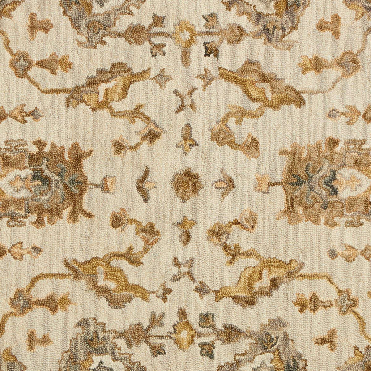 Amazon Brand – Stone & Beam Lottie Traditional Wool Area Rug, 4 x 6 Foot, Beige