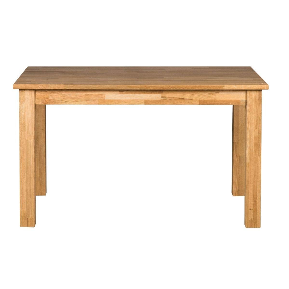 Amazon Brand - Alkove Hayes Classic Fixed Solid Wood Dining Table, Seats 2-4, 110 x 70 x 75cm, Wild Oak