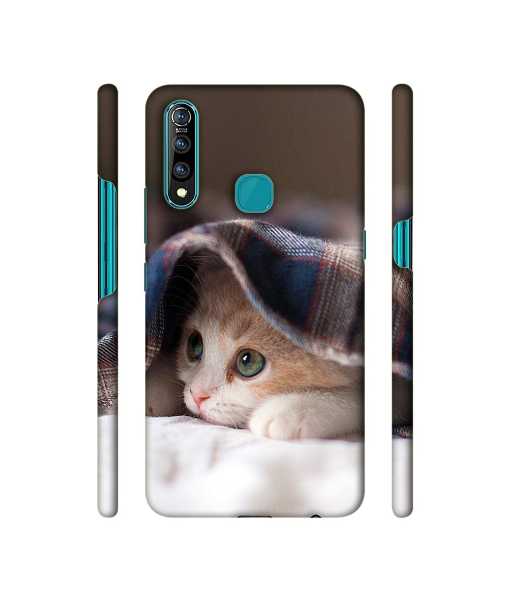 Amazon Brand - Solimo Designer Sleepy Kitten 3D Printed Hard Back Case Mobile Cover for Vivo Z1 Pro