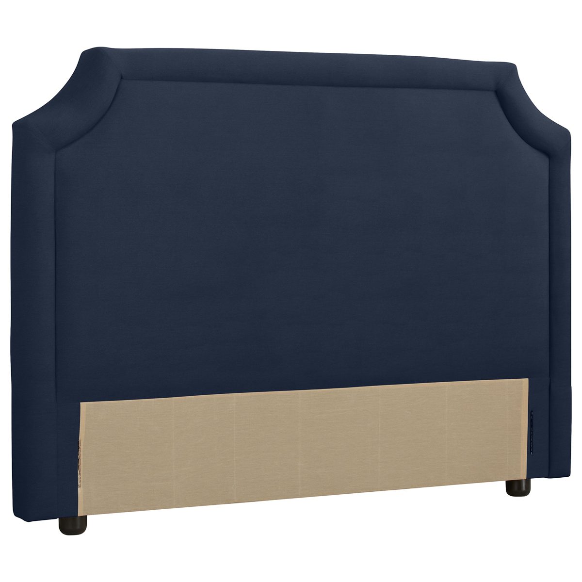 Amazon Brand – Stone & Beam Bridgewater Scalloped King Headboard, 88"W, Spinnsol Indigo