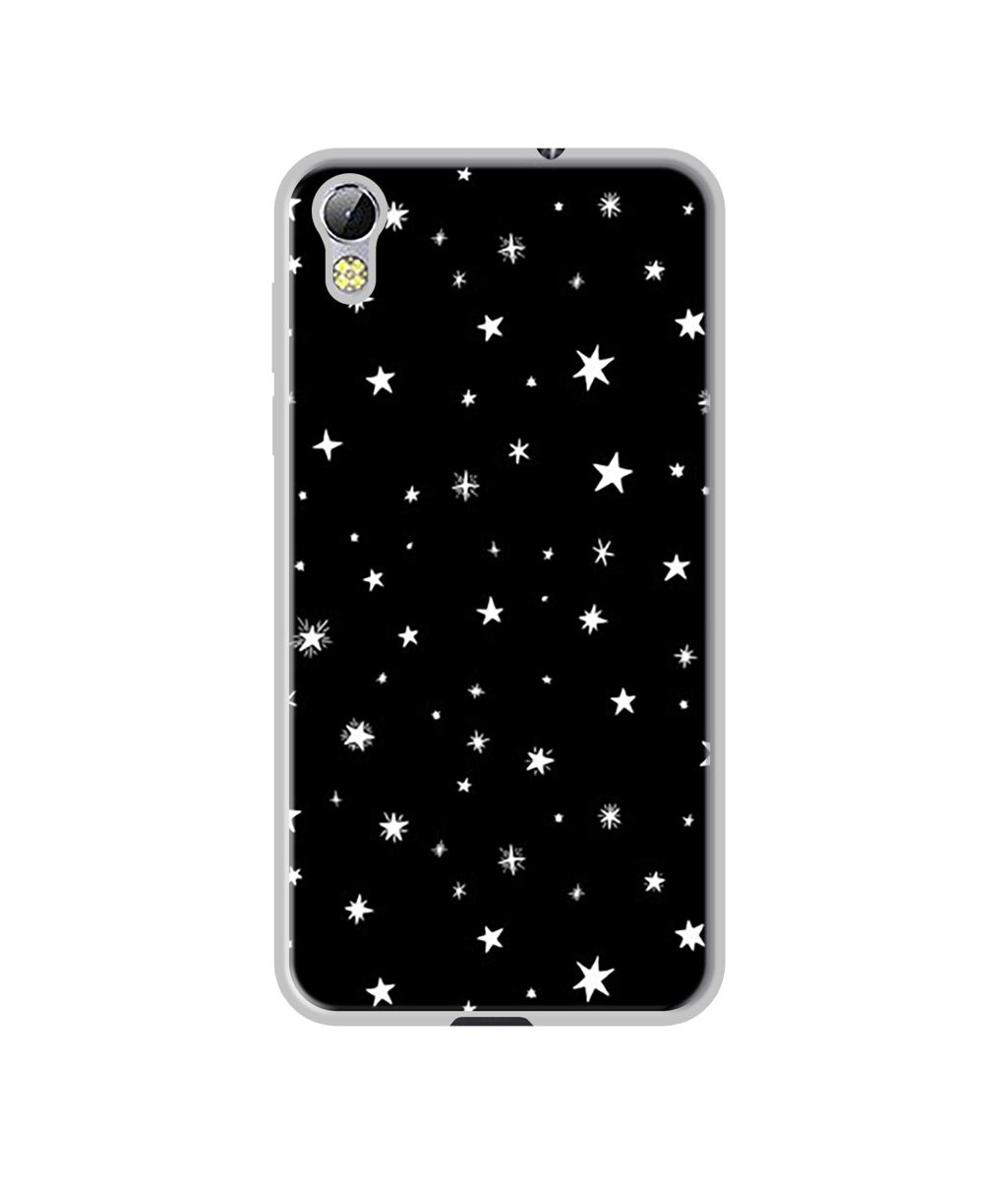 Amazon Brand - Solimo Designer Sperking Stars UV Printed Soft Back Case Mobile Cover for Techno i3