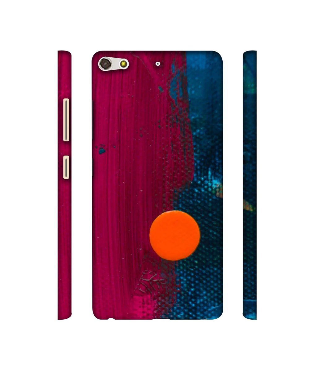 Amazon Brand - Solimo Designer Pink and Blue Brush Texture 3D Printed Hard Back Case Mobile Cover for Gionee Elife S7