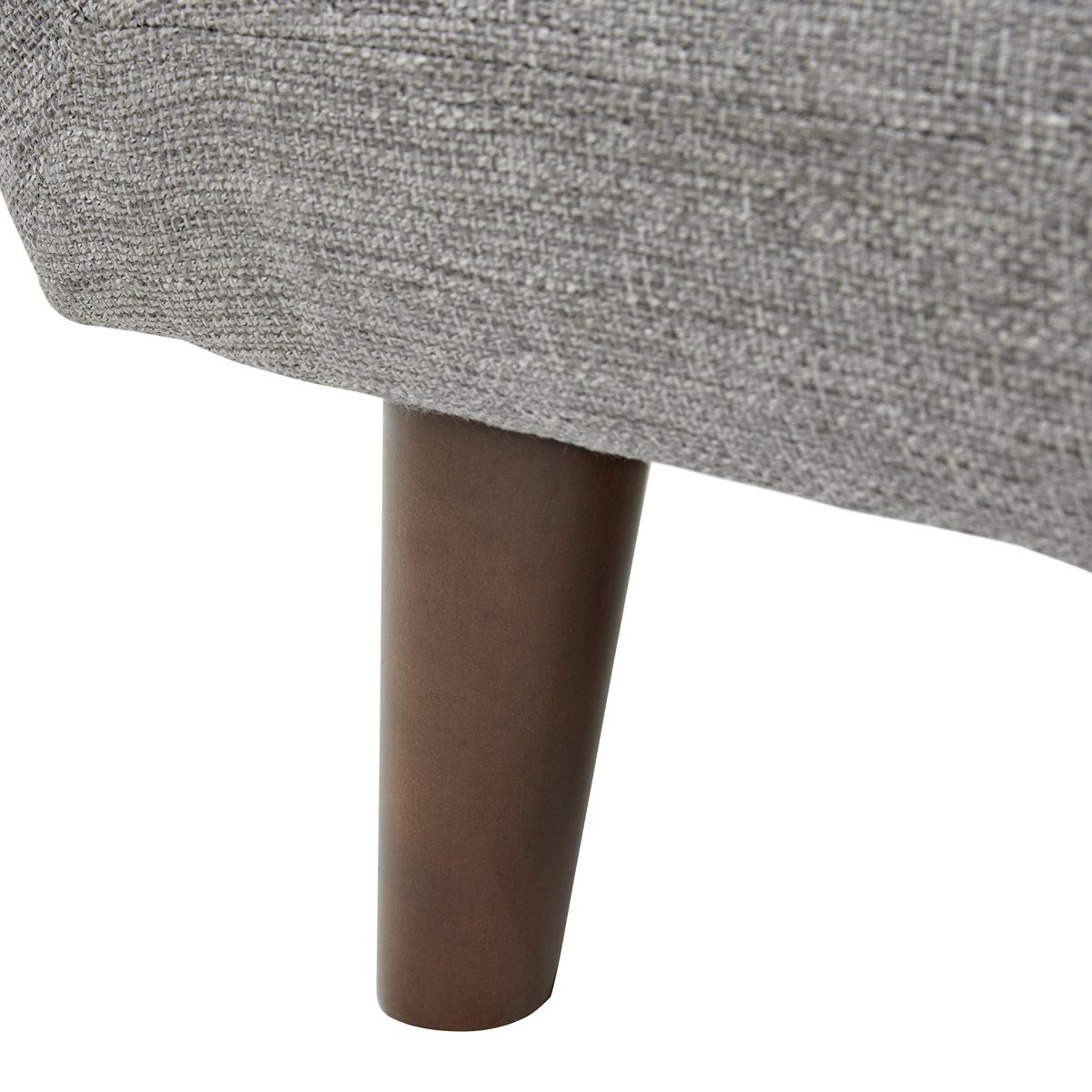 Amazon Brand - Rivet Hawthorne Tufted Settee, 95 x 145 x 106cm, Silver